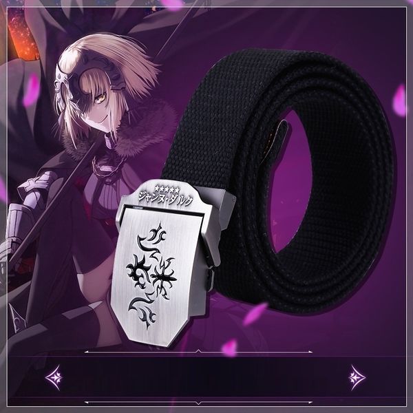 

mxdzm meng gong fang fate black joan of arc fgo belt anime peripheral secondary animation canvas canvas canvasbelt iylml, Black;brown