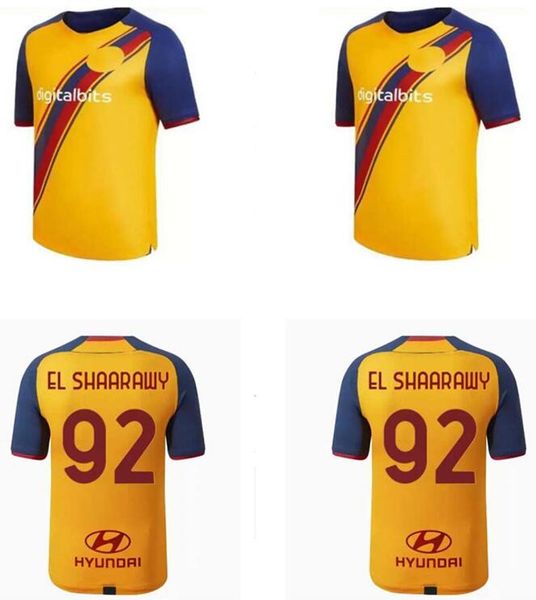 

soccer jersey zaniolo dzeko pastore totti kluivert abraham 21 22 football shirt 2021 2022yhufjkfjmv, Black;yellow