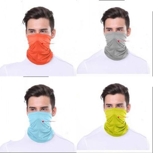 

neck gaiter polyester fiber magic scarf fashion face mouth masks with filter sport outdoors recyclable solid color washable 6 3xs f2