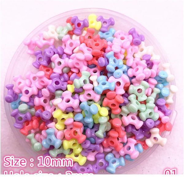 

50pcs/lot multicolour acrylic large hole beads for children children beads for jewelry making diy handmade bracelets qylmzk