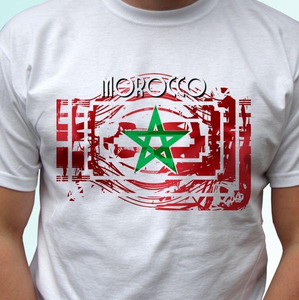 

morocco flag design white modern men fashion casual short sleeve for clothing summer custom shirt design sport hooded sweatshirt hoodie