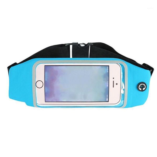 

waist bags women men bag sport screen touching waterproof running belt pouch mobile phone holder for phone1