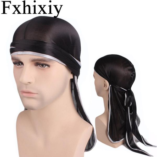 

beanie/skull caps satin silky durags biker headwear breathable bandana wigs durag doo rag turban hat headband pirate hair accessories, Blue;gray