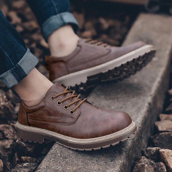 

england luxury leather shoes men formal dress fashion oxfords spring autumn new low-cut lace-up non-slip outdoor mens shoes #kc5w