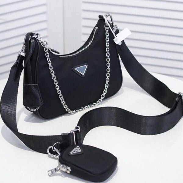 

fashionre-edition nylon woman luxurys designers lady womens crossbody tote hobo shoulder purses purses bags handbags bag wallet backpak