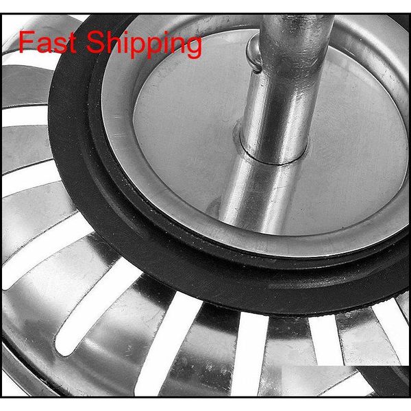 

1 pcs 78mm 304 stainless steel kitchen sink strainer ser waste plug sink filter bathroom jllwgb sinabag