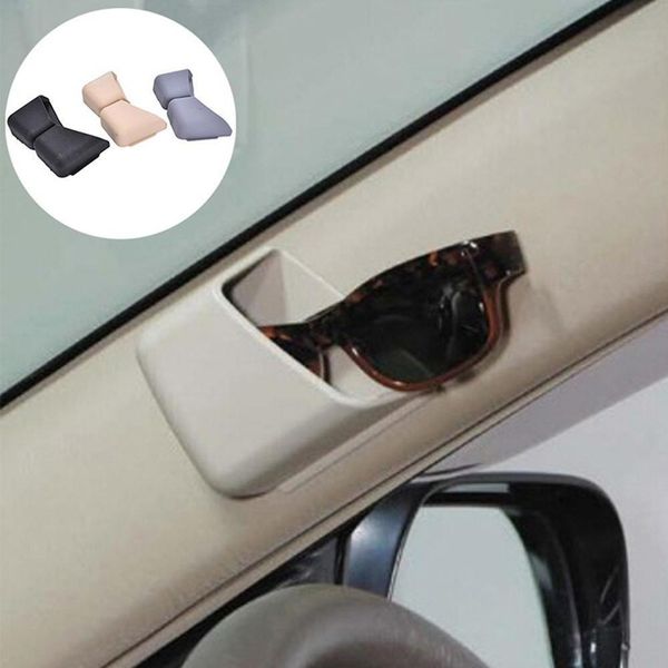 

car glasses eyeglasses auto 2pcs sunglasses universal holder accessories phone organizer storage boxes holders pocket