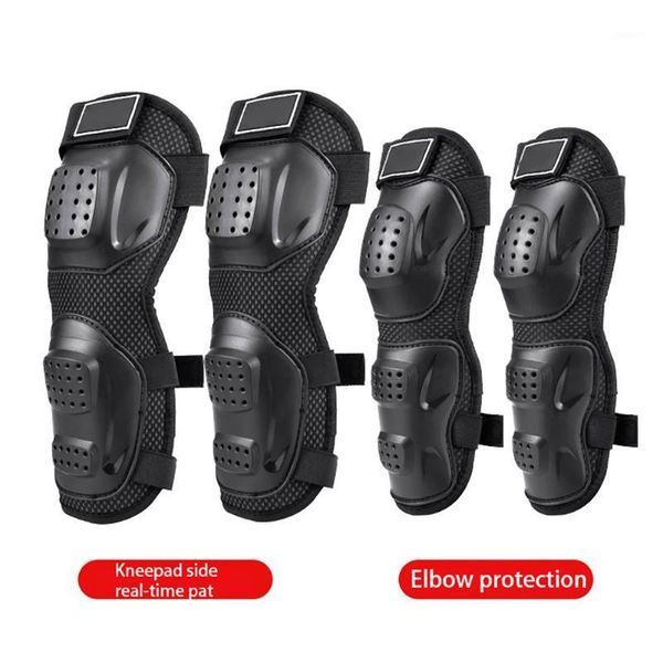 

motorcycle armor 2/4pcs elbow protector knee pads safety protective gear universal motocross scooter cycling support protection1