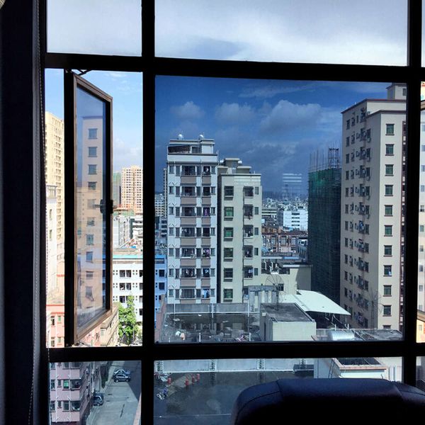 

summer bedroom window shading glass stickers transparent opaque small office one-way perspective sunscreen insulation film