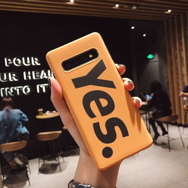 

influx male yes for samsung s8 s9 s10plus mobile phone case ultra-thin matte silicone note8 9 a9s a8s personality soft shell