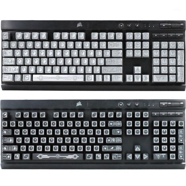 

rgb 104 keycaps ansi layout oem abs source code sbacklit keycap for k70 k65 k95 rgb mechanical keyboard1