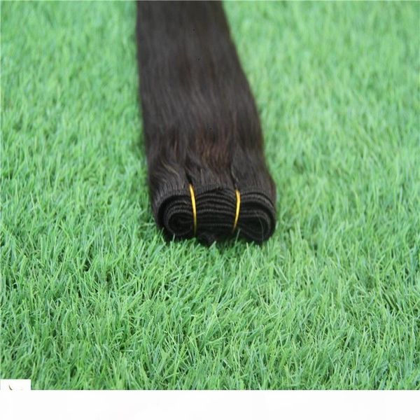 

brazilian straight hair weave bundles 100% unprocessed virgin human hair extension 10-30 inch 6a double weft hair weaving, Black