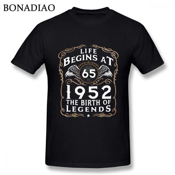 

life begins at 65 1952 the birth of legends for man graphic homme gift hoodie designers t shirts sweatshirt