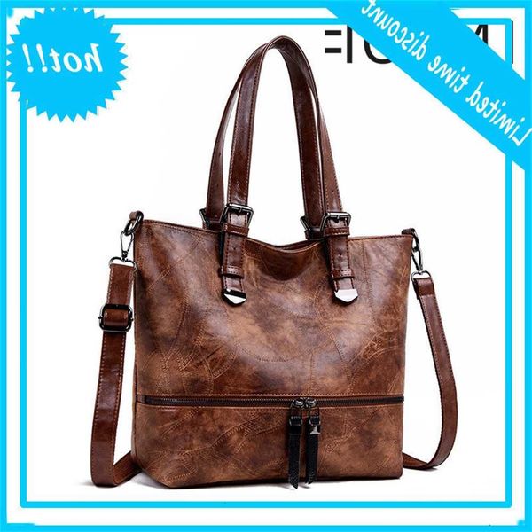 

fashion women task european american style handbag large capacity pu single shoulder crossbody bag designer luxury sollid