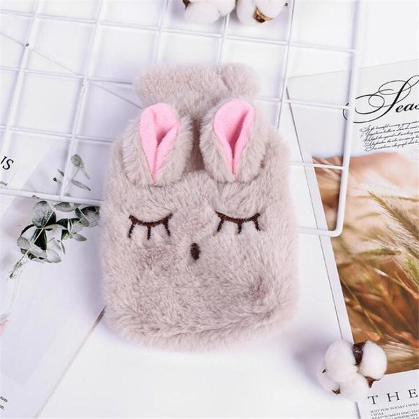 

горячие смазливая пвх стресс боли терапия горячей воды бутылка сумка с вязаная мягкая обложка уютная зима теплая тепла многоразовые грелки р