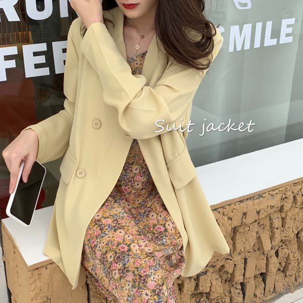 

summer new fashion thin blazer jacket women casual long sleeve work suit coat office lady solid slim blazers c1008, White;black