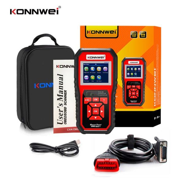 

konnwei kw850 obd2 auto diagnostic scanner universal obd car diagnostic tool odb2 check engine automotive car code reader
