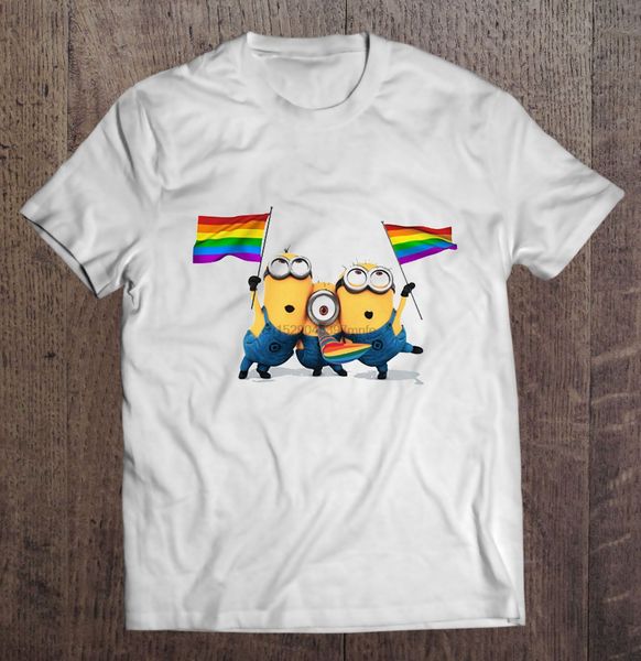 

men t shirt minions and lgbt women t-shirt sport hooded sweatshirt hoodie