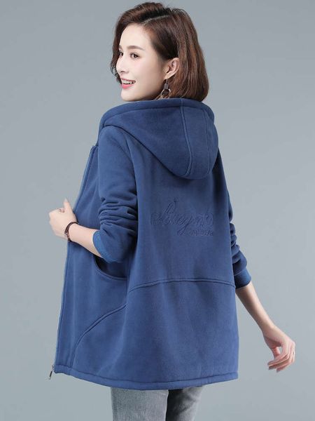 

thickened sweater women's autumn winter 2020 new korean version loose and versatile foreign style, younger wear cardigan coat, Black