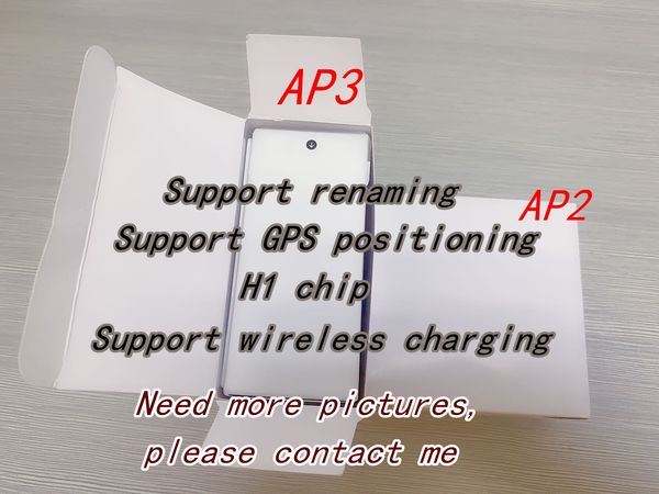 

headphone 3nd generation h1 chip headset renamed wireless charging bluetooth earphones gps positioning for ios/android