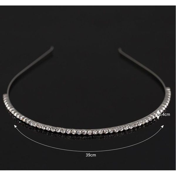 

fashion women's new silver crystal rhinestone hair band headband hair wear accessories sqcbvo homes2007