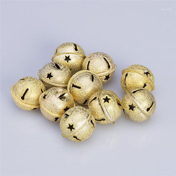 

christmas decorations 10 pcs colorful loose beads jingle bells party charm craft1