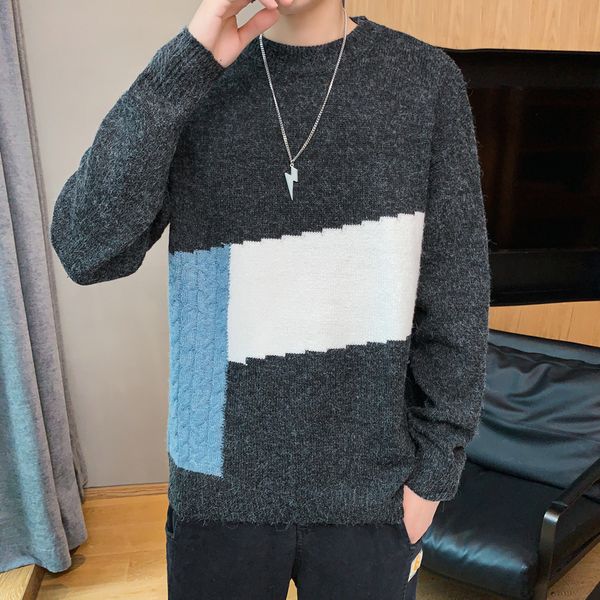 

2021 brand spring autumn long sleeves new flannel collar korea style shirt for men's plaid clothing z2ch, White;black