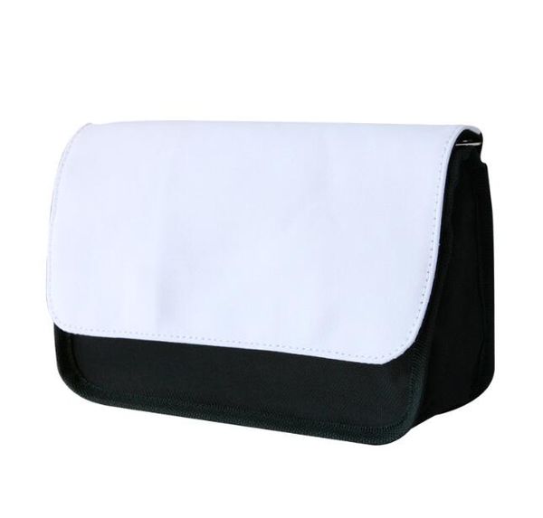 10 Stück Sublimation Frauen DIY Blank Plain Kosmetiktasche Reißverschluss Reise Make-up Tasche Telefon Clutch Bag Größe 11,5 * 21 cm