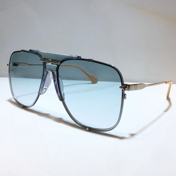 

new fashion 0739s design sunglasses uv protectio lens frameless with metal 0739 square style sunglasses popular goggle with case, White;black