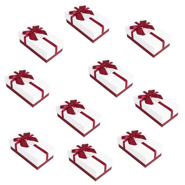 

10pcs bowknot gift box present gifts box christmas present case packing box for gift case boxes display new year valentine day wmtdxc