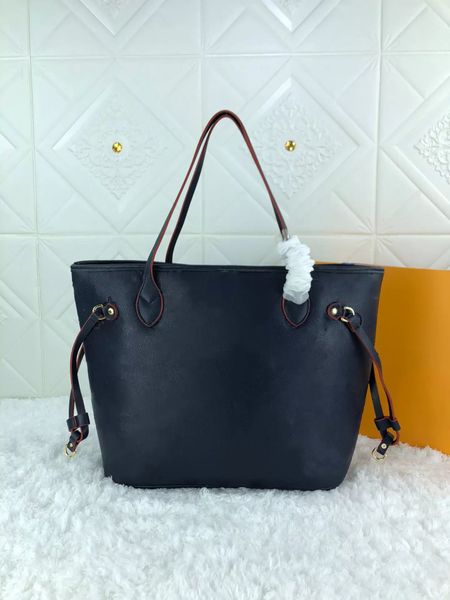 

2022 ladie luxury designer messenger bag ladies handbag casual leather one-shoulder handbags lady shopping large 32x29x17cm, Black;red