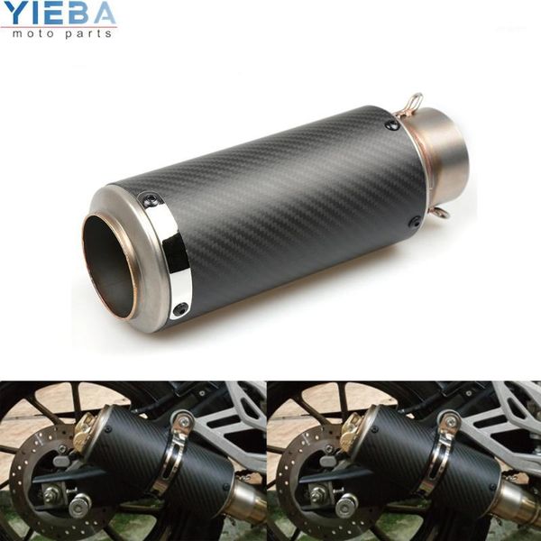 

exhaust pipe 36mm-51mm/61mm sc motorcycle accessories tailpipe section for bws 125 fz07 09 fz1 fz8 fz6r mt09 mt07 mt 071