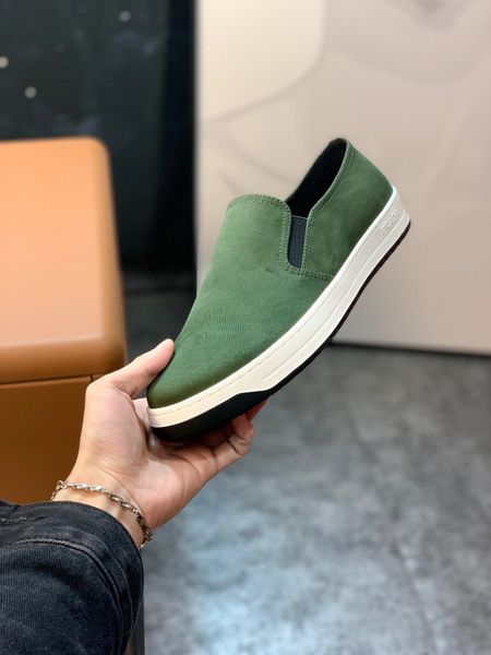 

luxury brand mens loafer dress shoes career slip-on party walk casual shoe real leather office outdoor size 38-44, Black