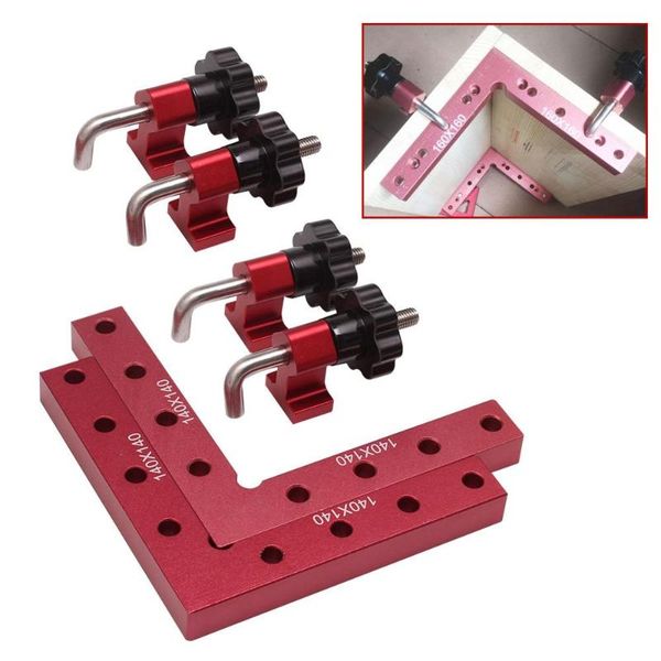 

90 degrees l-shaped auxiliary fixture carpenter's square ruler splicing board positioning panel fixed clip woodworking tools