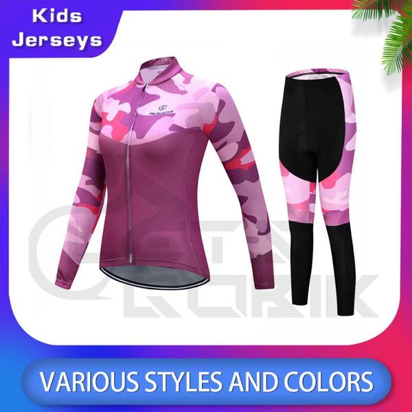 

2020 новый ciclismo девушки лето солнцезащитный с длинным рукавом задействуя джерси set mountian велосипед одежда спортивный велосипед одежд, Black;blue