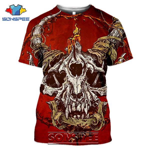

satan horror death evil satanism demon 3d print shirts hentai comics graphic men clothing