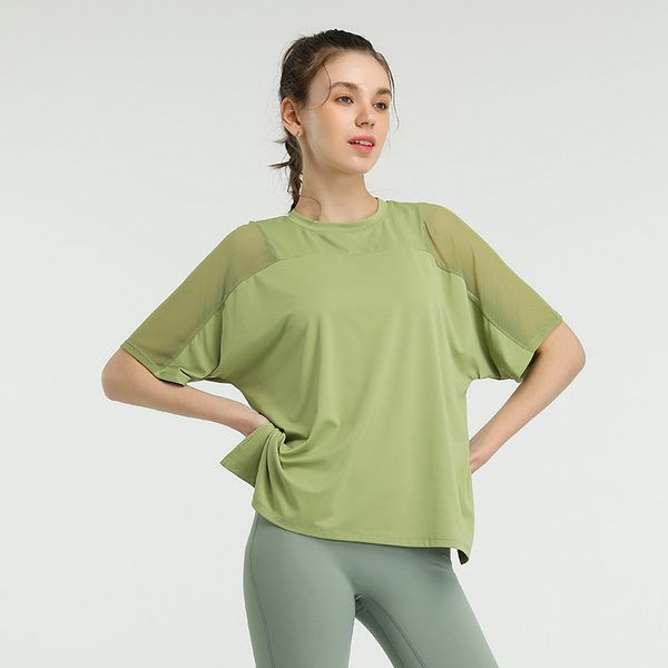 

women designers clothes 2020 sports yoga ropa de mujer summer women quarter sleeve t-shirt yoga running fitness jacket breathable, White