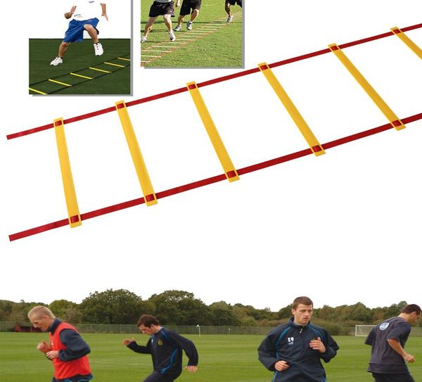 

itstyle 8 rung 12 футов 4 м футбольный тренировочный лестница 2 мм м 4 мм agile лестница фитнес футов скорость энергии веревка лестница wmtx