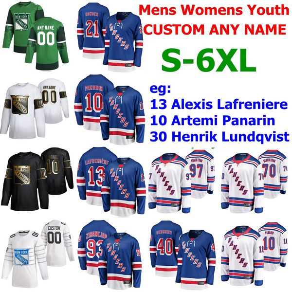

s-6xl golden edition new york rangers hockey jersey 13 alexis lafrenière artemi panarin henrik lundqvist mika zibanejad kaapo kakko custom, Black;red