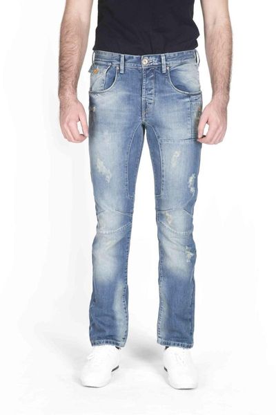 

last player men 's jeans pants, Blue