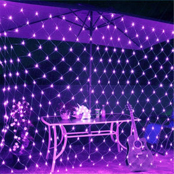 New 8m * lâmpadas de casamento festa de Natal 10m 6M * 4M 3M * 2M 1.5M * 1.5M LED Luzes Cordas líquidas Teto decoração ao ar livre