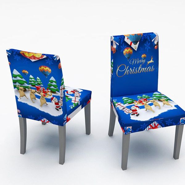 

chair covers christmas cover spandex dining for banquet party decor elastic slipcover protector stretch seat