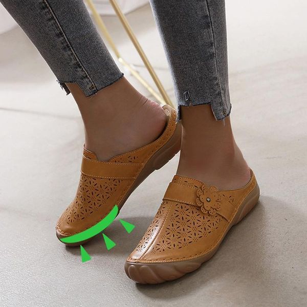 

outdoor women's sandals summer flower breathable soft soles non-slip girls vintage casual women slip-on wedges beach shoes#07241, Black