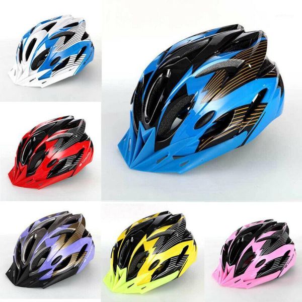 

2020 new bicycle helmet bike cycling adjustable safety protective mountain bike helmet wear 6 colors1