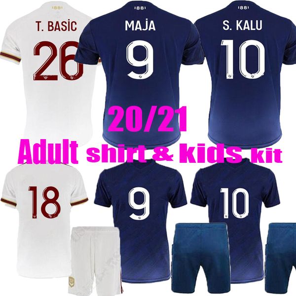 

girondins de bordeaux ben arfa soccer jerseys 2020 2021 maillot de foot briand s.kalu kamano home away kids basic football shirts, Black
