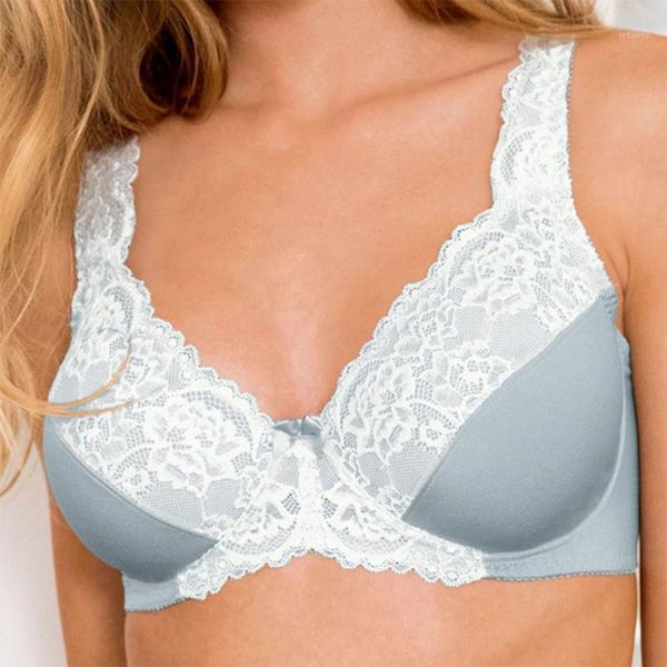 

lace bras for women full coverage jacquard non padded lace sheer underwire plus size bra bralette 32-52 ddd f ff g cup1, Red;black