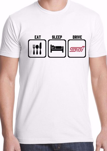 

new 2020 graphic t-shirt impreza eat sleep drive car fans gift tee shirt sport hooded sweatshirt hoodie