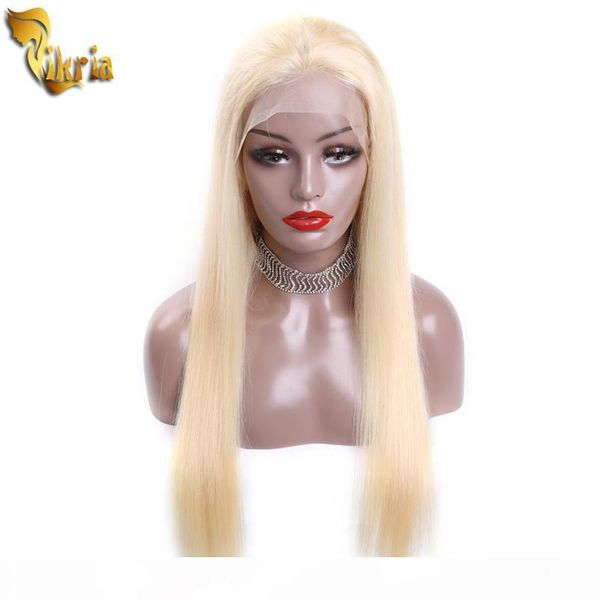 

straight human hair 613 lace front wigs full lace wig unprocessed human hair 13x4 pre plucked with brazilian baby hair hairline 8~20inch, Black;brown