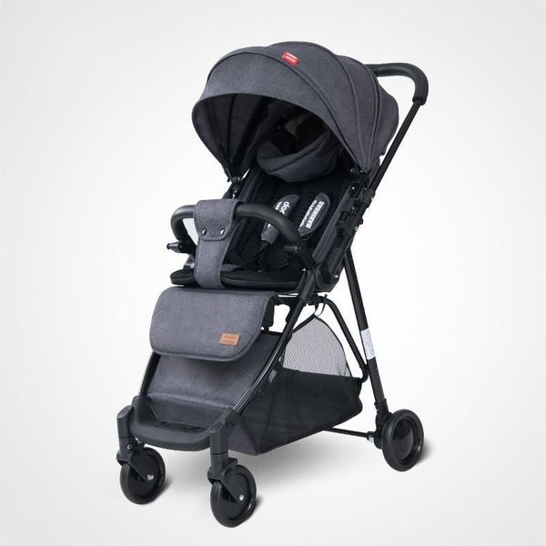 

baby stroller high landscape sitting lying reversing lightweight one-click folding two-way child baby umbrella car bb trolley1