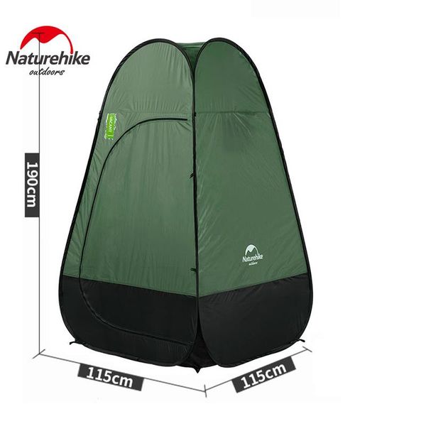 

naturehike polyester foldable lightweight portable quick build tent multi-purpose outdoor quick open washing toilet tent